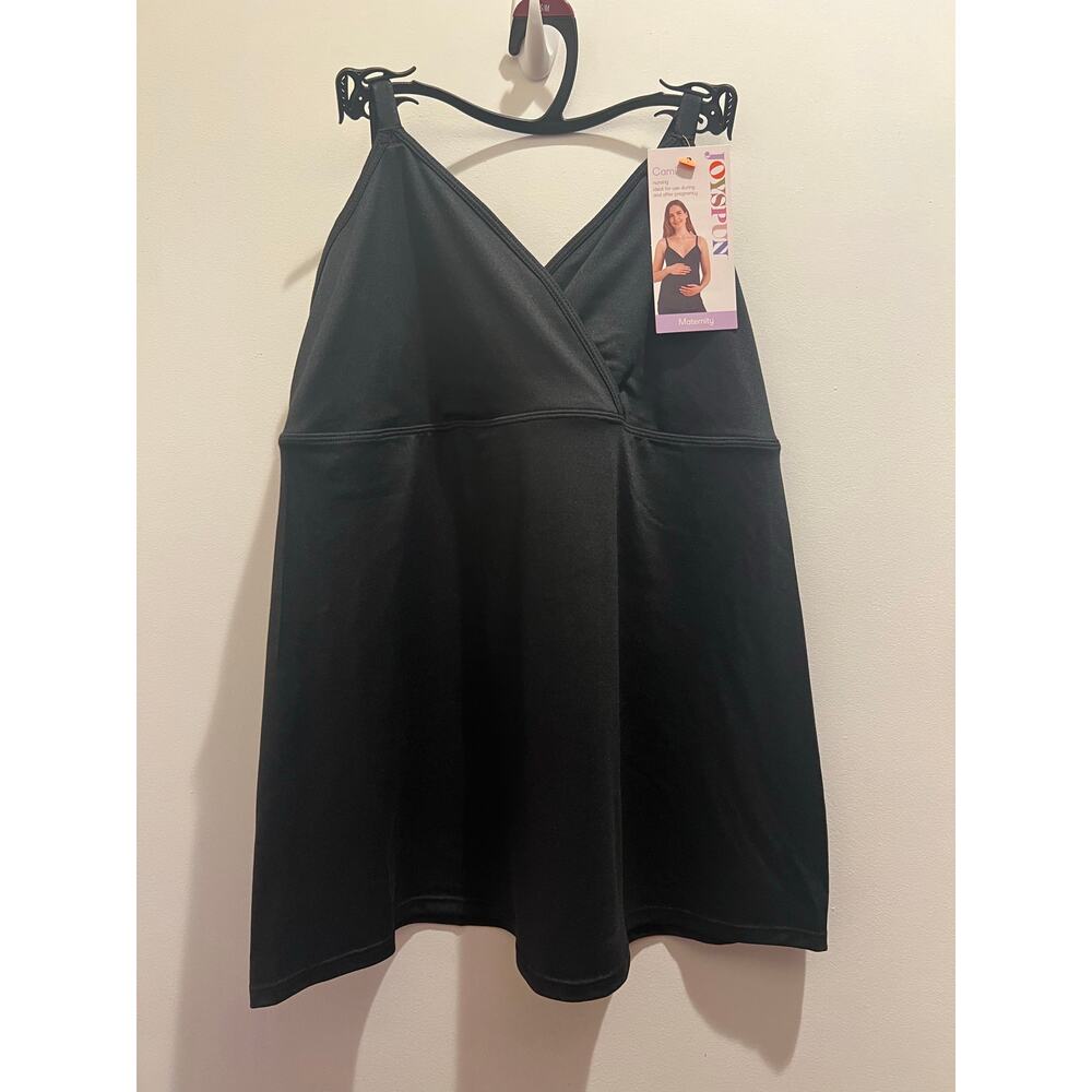 Joyspun Women's Maternity Crossover Nursing Cami, Size S-M